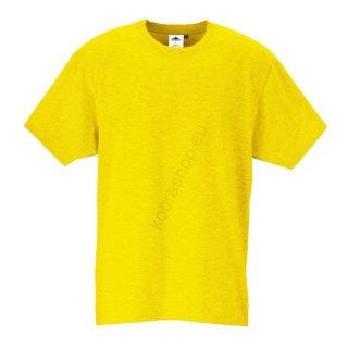 B195 - Tričko s krátkym rukávom Turin Premium Žltá
