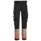 NohaviceSnickers AllroundWork - reflexné čierno / oranžové