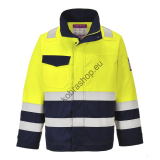 Bunda MV25 Hi-Vis Modaflame Žltá / námornícka modrá