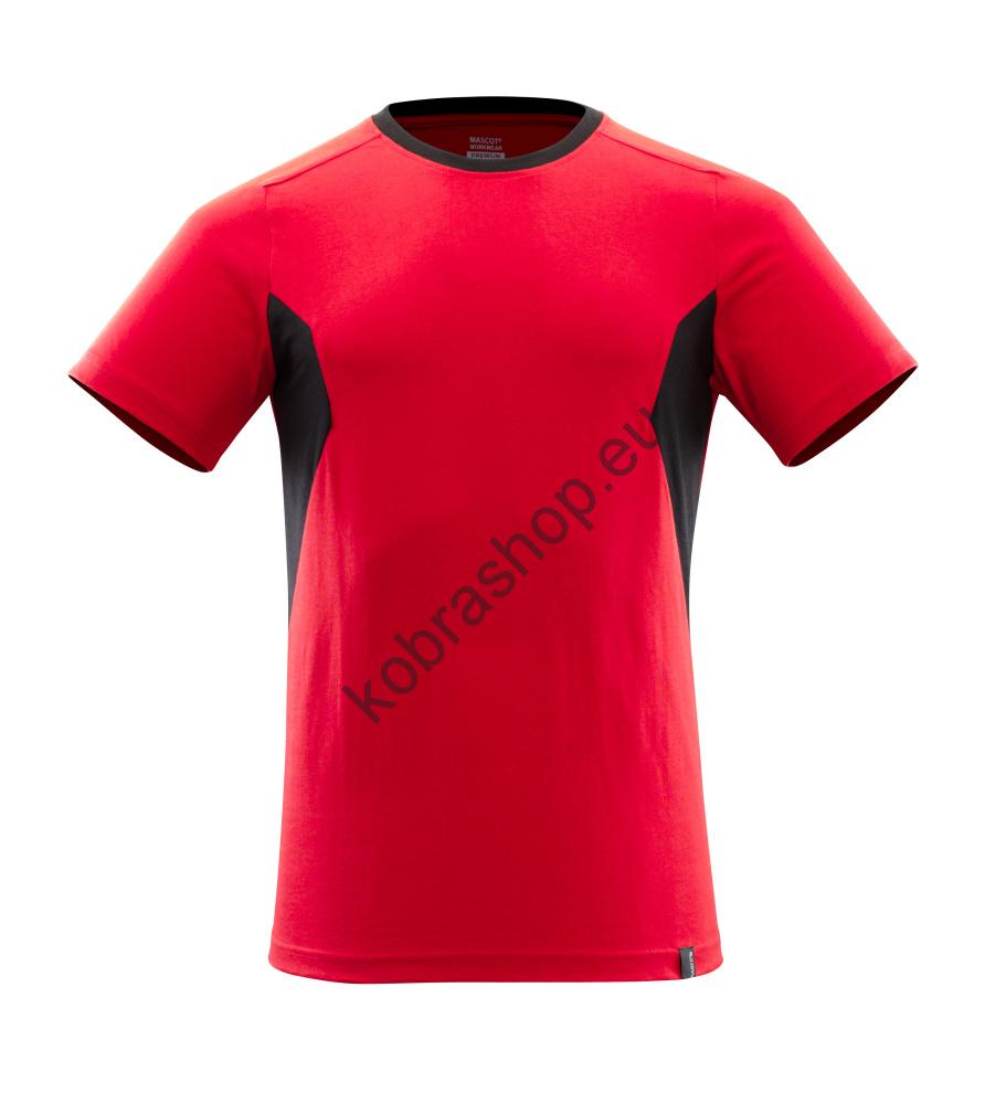 Tričko MASCOT krátky rukáv ACCELERATE Červená/čierna