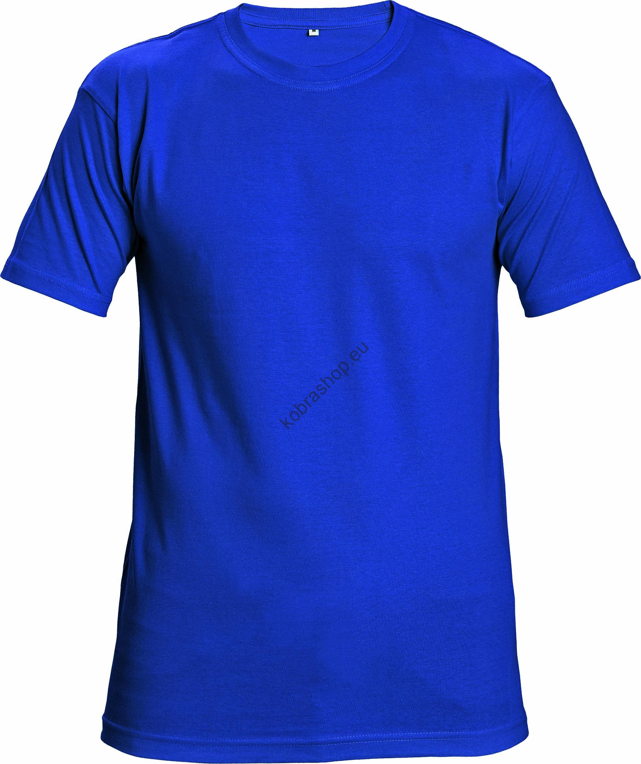 Tričko bavlnené s krátkym rukávom TEESTA royal modrá