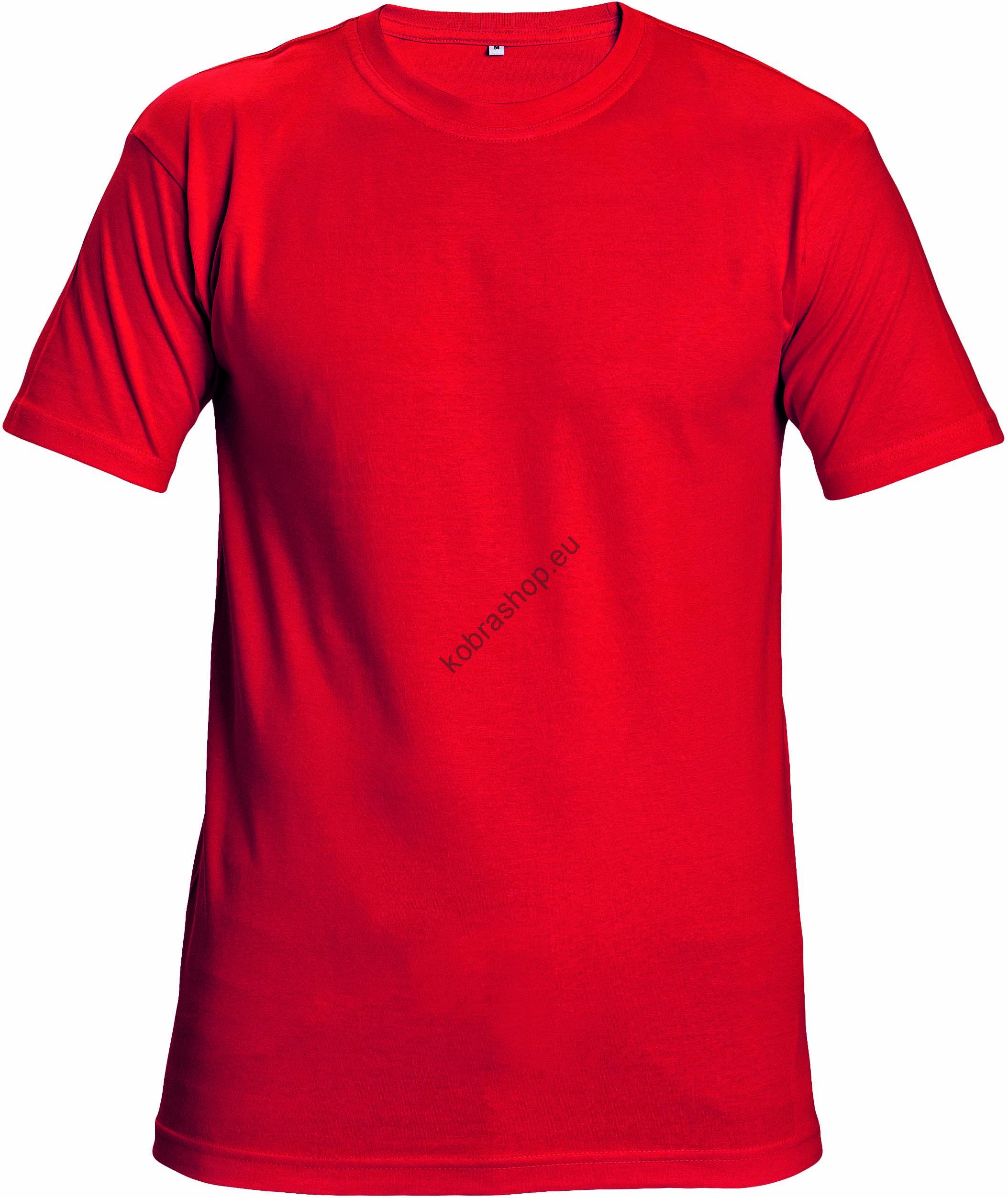 Tričko bavlnené s krátkym rukávom TEESTA červená