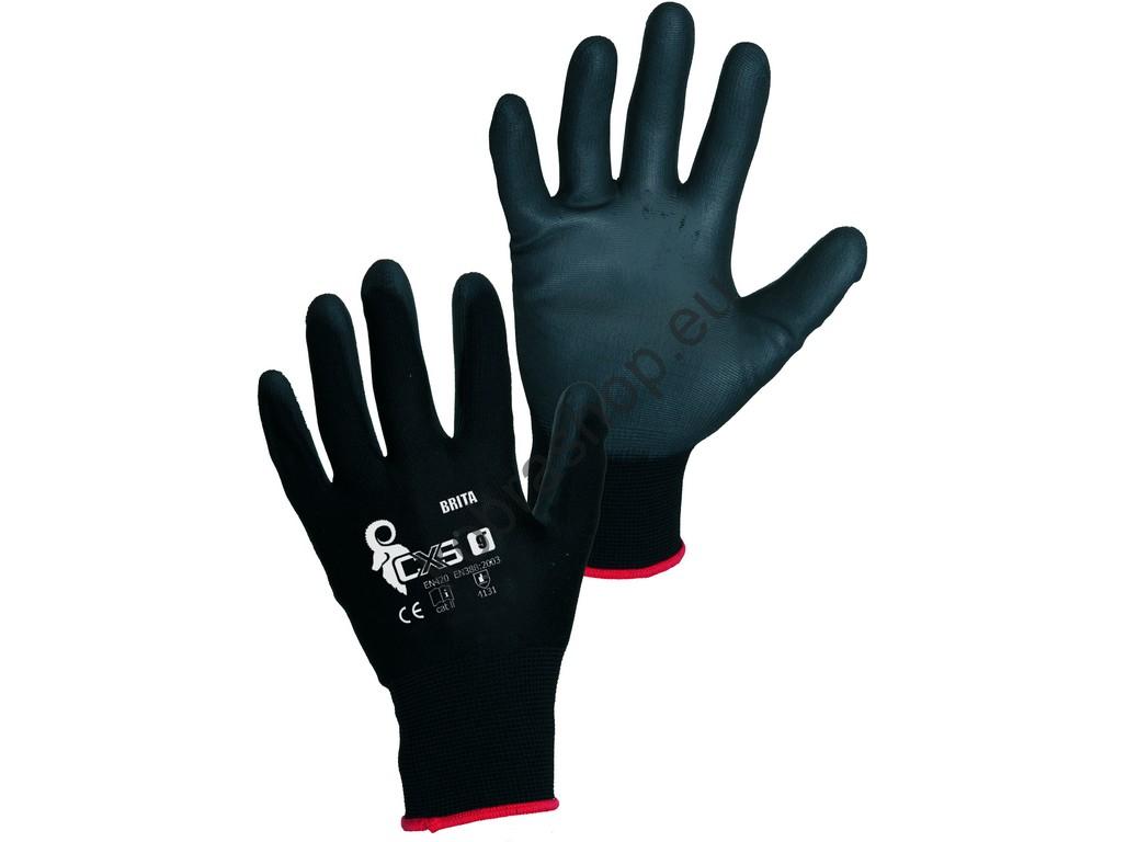 Brita black Povrstvené rukavice 