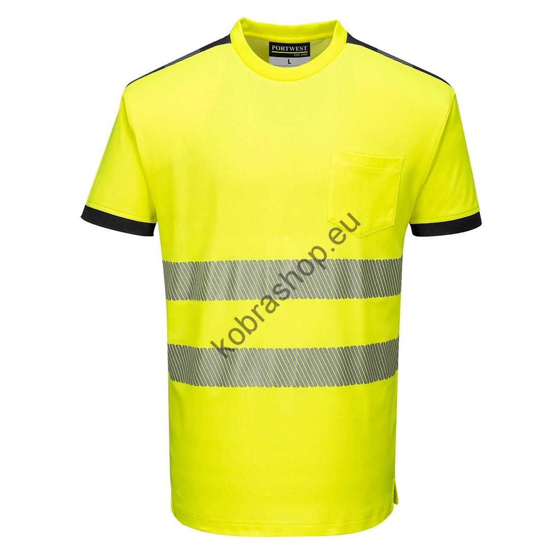 Portwest HI-VIS tričko PW3 žlté