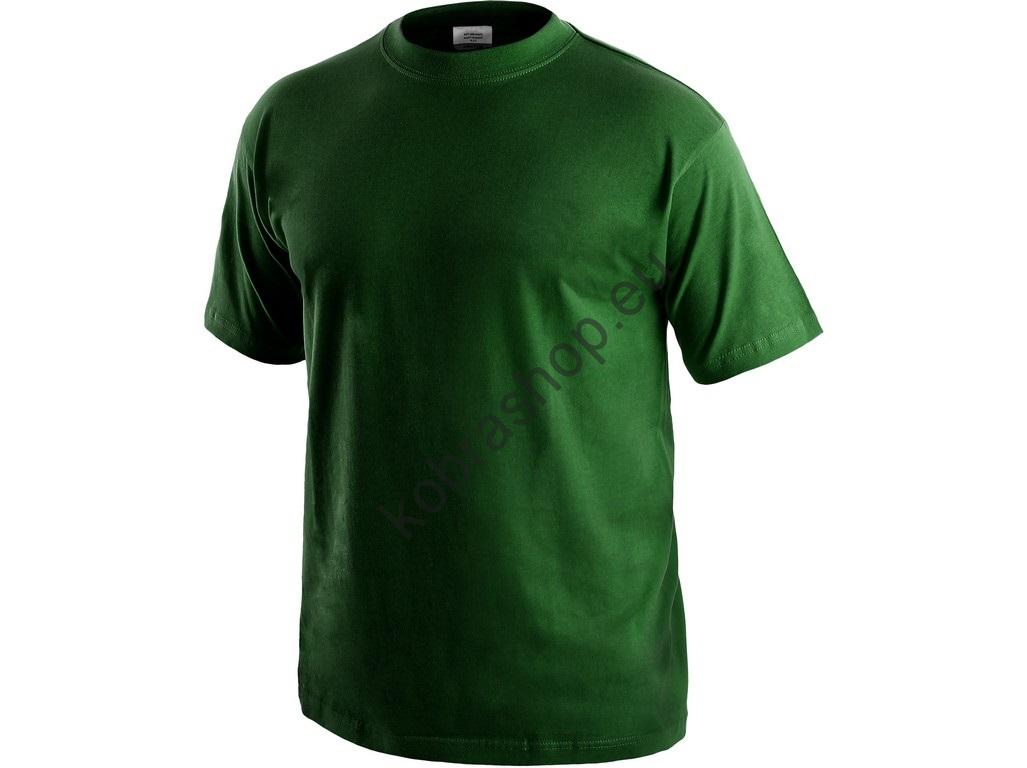 Tričko DANIEL Fľaškovo zelená