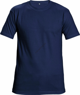 Tričko bavlnené s krátkym rukávom TEESTA tmavo modrá