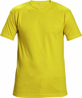 Tričko bavlnené s krátkym rukávom TEESTA žltá