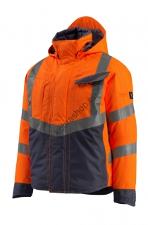 MASCOT® reflexná bunda HASTINGS hi-vis orange/dark navy