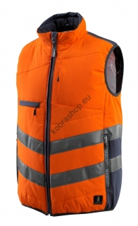 Mascot GRIMSBY zimná reflexná vesta Oranžová/tmavomodrá