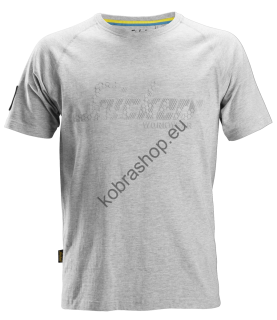 Tričko s logom Snickers krátky rukáv sv.sivá