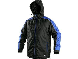 CXS Brighton zimná bunda čierno/modrá