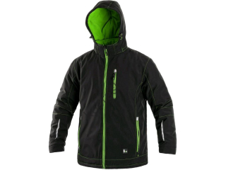 CXS Kingston zimná bunda čierna/zelená