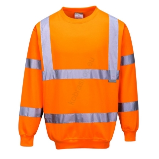 B303 - Mikina Hi-Vis cez hlavu Oranžová