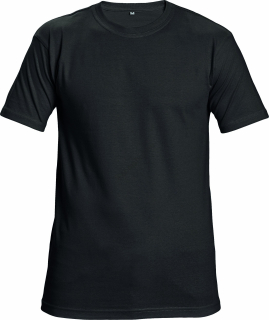 Tričko bavlnené s krátkym rukávom TEESTA čierna