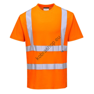 S170 - Komfortné tričko s krátkym rukávom Oranžová